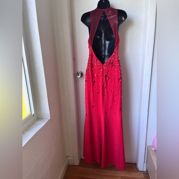 Mignon VM1531 Large Stone Beaded Gown size 8 - Picture 5 of 14